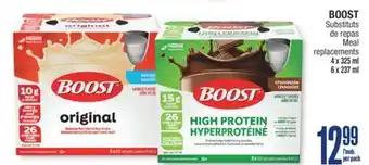 Jean Coutu BOOST Meal replacements 4 x 325 ml offer