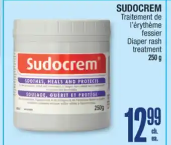 Jean Coutu SUDOCREM Diaper rash treatment offer