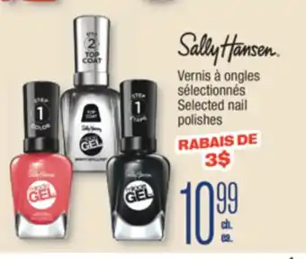 Jean Coutu SALLY HANSEN Selected nail polishes offer