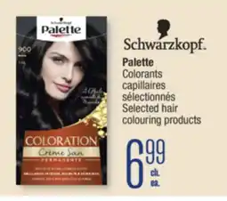 Jean Coutu SCHWARZKOPF Palette Selected hair colouring products offer