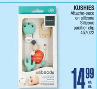 Jean Coutu KUSHIES Silicone pacifier clip offer