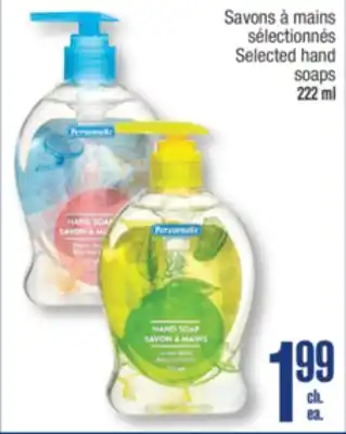 Jean Coutu PERSONNELLE Selected hand soaps offer