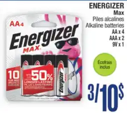 Jean Coutu ENERGIZER Max Alkaline batteries offer