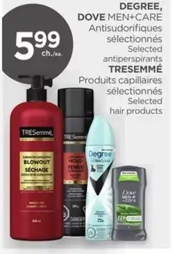 Proxim DEGREE, DOVE MEN+CARE, TRESEMMÉ offer