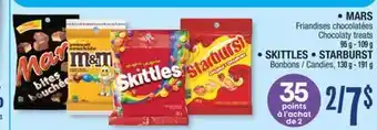 Jean Coutu MARS, SKITTLES, STARBURST Selected products offer