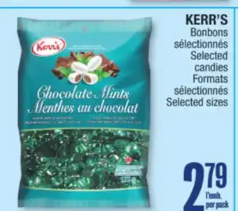 Jean Coutu KERR'S Selected candies offer