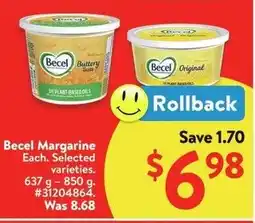 Walmart Becel Margarine offer