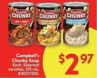 Walmart Campbell's Chunky Soup offer