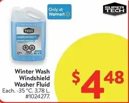 Walmart Winter Wash Windshield Washer Fluid offer