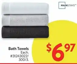 Walmart Bath Towels offer