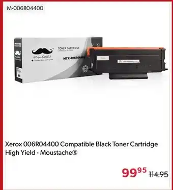 123Ink Xerox 006R04400 Compatible Black Toner Cartridge High Yield - Moustache offer