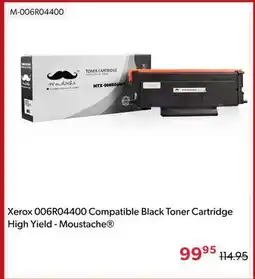 Shopper+ Xerox 006R04400 Compatible Black Toner Cartridge High Yield - Moustache offer