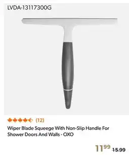 Shopper+ Wiper Blade Squeege With Non-Slip Handle For Shower Doors And Walls - OXO offer