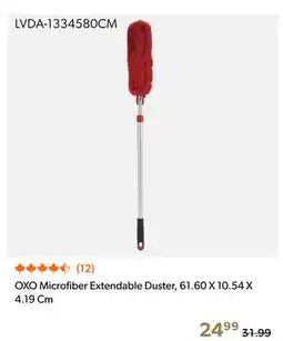 Shopper+ OXO Microfiber Extendable Duster, 61.60 X 10.54 X 4.19 Cm offer