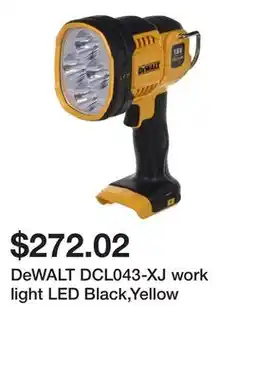 Newegg DeWALT DCL043-XJ work light LED Black,Yellow offer