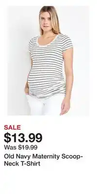 Old Navy Old Navy Maternity Scoop-Neck T-Shirt offer