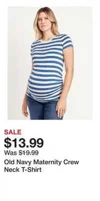 Old Navy Old Navy Maternity Crew Neck T-Shirt offer