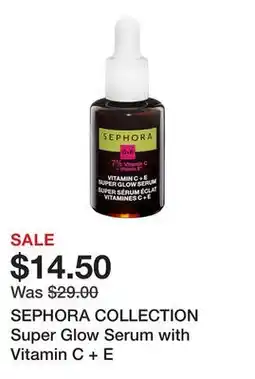 Sephora SEPHORA COLLECTION Super Glow Serum with Vitamin C + E offer