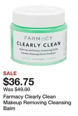 Sephora Farmacy Clearly Clean Makeup Removing Cleansing Balm offer