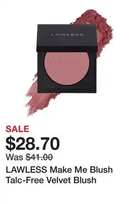 Sephora LAWLESS Make Me Blush Talc-Free Velvet Blush offer