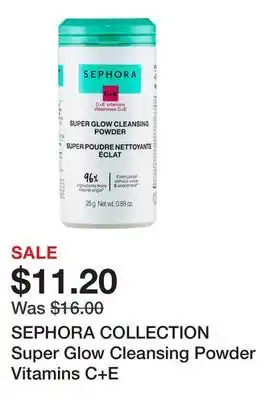 Sephora SEPHORA COLLECTION Super Glow Cleansing Powder Vitamins C+E offer