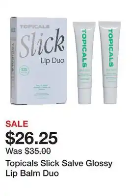 Sephora Topicals Slick Salve Glossy Lip Balm Duo offer