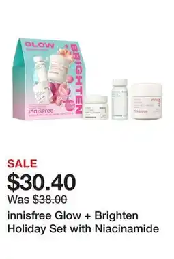 Sephora innisfree Glow + Brighten Holiday Set with Niacinamide offer