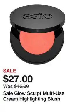 Sephora Saie Glow Sculpt Multi-Use Cream Highlighting Blush offer