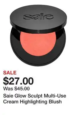 Sephora Saie Glow Sculpt Multi-Use Cream Highlighting Blush offer