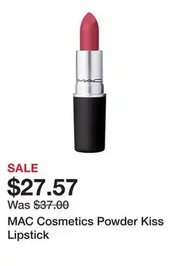 Sephora MAC Cosmetics Powder Kiss Lipstick offer