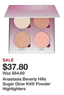 Sephora Anastasia Beverly Hills Sugar Glow Kit Powder Highlighters offer