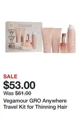 Sephora Vegamour GRO Anywhere Travel Kit for Thinning Hair offer