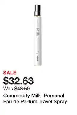 Sephora Commodity Milk- Personal Eau de Parfum Travel Spray offer