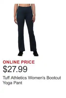 Costco Tuff Athletics Women's Bootcut Yoga Pant offer