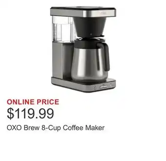 Costco OXO Brew 8-Cup Coffee Maker offer