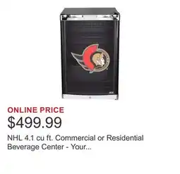 Costco NHL 4.1 cu ft. Commercial or Residential Beverage Center - Your Choice of Canadian Hockey Teams offer