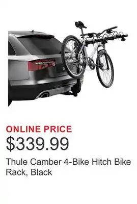 Costco Thule Camber 4-Bike Hitch Bike Rack, Black offer