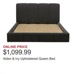 Costco Aiden & Ivy Upholstered Queen Bed offer