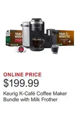 Costco Keurig K-Café Coffee Maker Bundle with Milk Frother offer