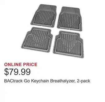 Costco BACtrack Go Keychain Breathalyzer, 2-pack offer