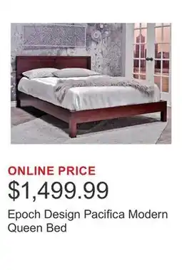 Costco Epoch Design Pacifica Modern Queen Bed offer