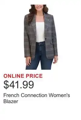 Costco French Connection Women's Blazer offer