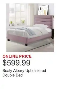 Costco Sealy Albury Upholstered Double Bed offer