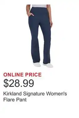 Costco Kirkland Signature Women's Flare Pant offer