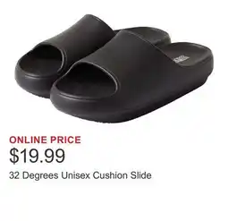 Costco 32 Degrees Unisex Cushion Slide offer