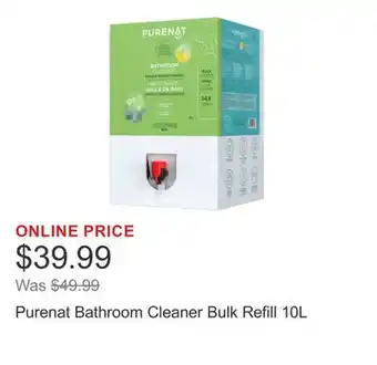 Costco Purenat Bathroom Cleaner Bulk Refill 10L offer