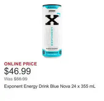 Costco Exponent Energy Drink Blue Nova 24 x 355 mL offer