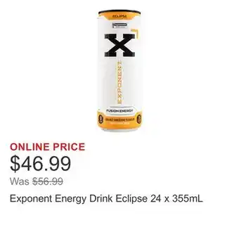 Costco Exponent Energy Drink Eclipse 24 x 355mL offer