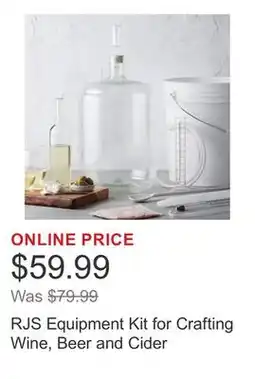 Costco RJS Equipment Kit for Crafting Wine, Beer and Cider offer