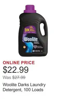 Costco Woolite Darks Laundry Detergent, 100 Loads offer